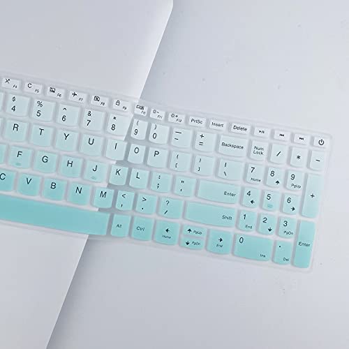 MUBUY Keyboard Cover for Lenovo IdeaPad 3 15 15.6 17.3 |Lenovo Yoga C740 C940 15.6 |Lenovo Ideapad 320 330 330s 340s 520 S540 720s 130 S145 L340 S340 V330 V130 |ThinkBook 15 -Mint Green - color: MintGreen