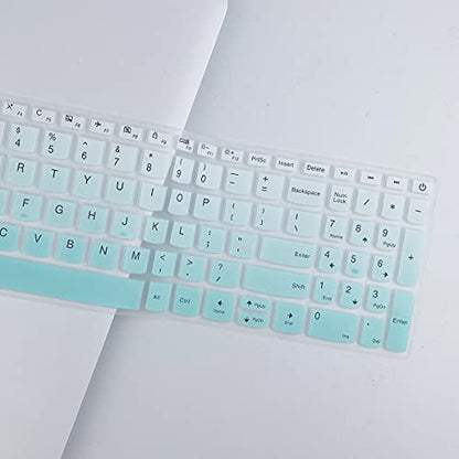 MUBUY Keyboard Cover for Lenovo IdeaPad 3 15 15.6 17.3 |Lenovo Yoga C740 C940 15.6 |Lenovo Ideapad 320 330 330s 340s 520 S540 720s 130 S145 L340 S340 V330 V130 |ThinkBook 15 -Mint Green - color: MintGreen