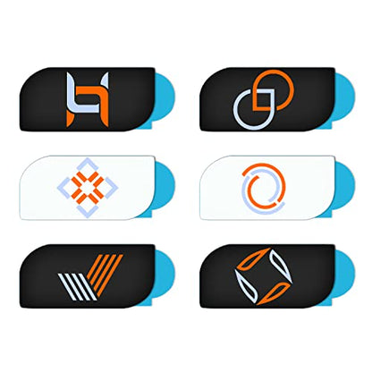 100PCS Custom Bulk Laptop Camera Cover Slide Personalized Webcam Cover Logo Text Computer Phone MacBook Privacy Cover Slide Promotion Items Promption Gift (Shape 1) - size: Shape 1