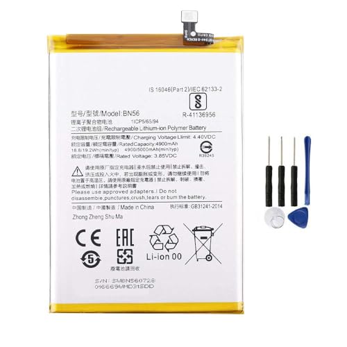 Replacement Battery Compatible BN56 9A 9C M2006C3LC M2006C3LG M2006C3LI M2006C3LVG Poco M2 Pro