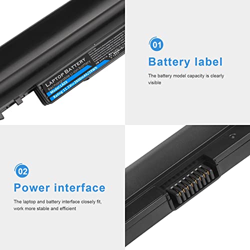 29WH 776622-001 775625-141 775825-221 Laptop Battery for HP Spare LA03 LA03DF LA03031DF HSTNN-DB6N HSTNN-IB6R 14-Y series 14-Y005lA 14-Y002lA 14-Y001lA 15-F series 15-F003DX 15-F004DX 15-F004WM - size: 10.3*1.56*0.85inch LA03