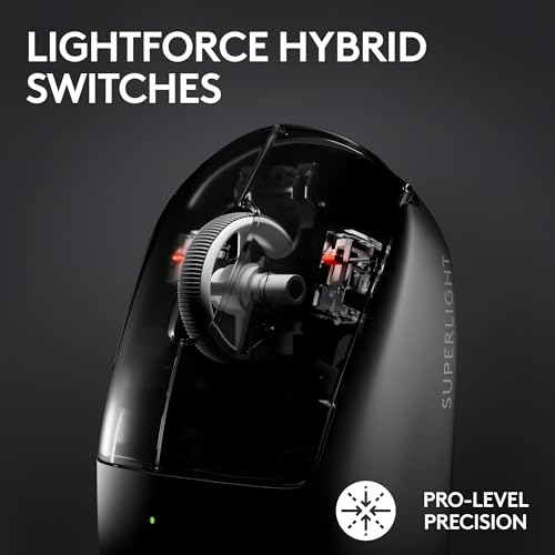 Logitech G Pro X Superlight 2 Lightspeed Wireless Gaming Mouse + G Pro X TKL Lightspeed Wireless Gaming Keyboard (Linear) Bundle - Black - color: Black, size: Classic, style: Mouse + Keyboard