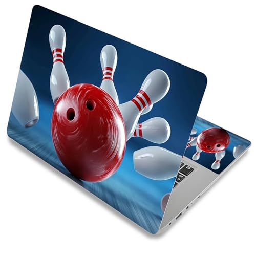 Laptop Skin Sticker Decal Cover,Bowling Ball | DIGTIALL Universal Laptop Skin Sticker, Waterproof Removable Notebook Decal Protector Cover for 12 13 14 15 Inch Laptops - color: Bowling Ball