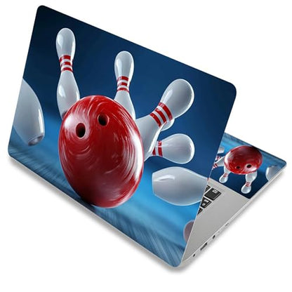 Laptop Skin Sticker Decal Cover,Bowling Ball | DIGTIALL Universal Laptop Skin Sticker, Waterproof Removable Notebook Decal Protector Cover for 12 13 14 15 Inch Laptops - color: Bowling Ball