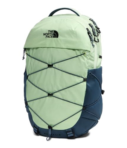 The North Face Borealis Laptop Pack, Calcified Lime/Granite Gy, OSFA | Everyday Travel Bag, Laptop Sleeve, Reflective Details - color: Calcified Lime/Granite Grey