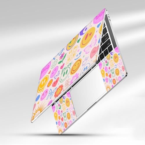 12.1-15.6 Inch Laptop Skin Decal, Universal Reusable Vinyl Laptop Cover Sticker, Waterproof Art Decal Protector in Cute Funny Style - color: Cute Funny Style