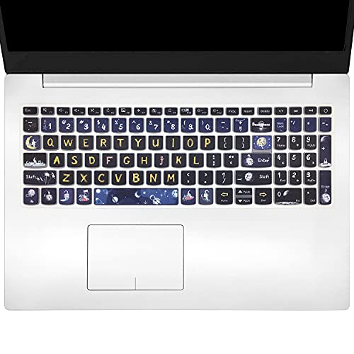 Keyboard Cover for Lenovo IdeaPad 320 330 330s 340s 520 720s 130 S145 L340 S340 15.6" 17.3"/ IdeaPad 3/Yoga C740 C940 15.6"/ ThinkBook 15/Lenovo-A12, Space Man - color: Space Man