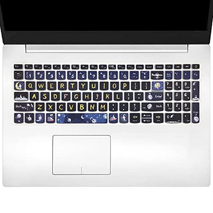 Keyboard Cover for Lenovo IdeaPad 320 330 330s 340s 520 720s 130 S145 L340 S340 15.6" 17.3"/ IdeaPad 3/Yoga C740 C940 15.6"/ ThinkBook 15/Lenovo-A12, Space Man - color: Space Man