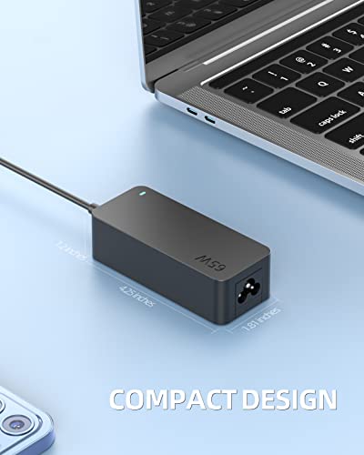 Dexpt 65W USB C Fast Charger Fit for LG Gram Laptop Charger - (Safety Certified by UL) (PD Fast-Charge Tech)