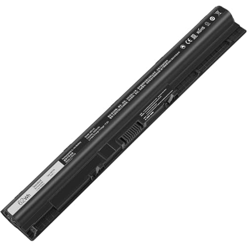 62Wh M5Y1K Laptop Battery for Dell Inspiron 14/15/17 3000/5000 Series 5555 5758 3551 | Vostro 3458 3558 & Latitude 3460 3560 | P51F/P63F/P47F High-Capacity Li-ion Replacement - size: M5Y1K 10.6*1.5*0.75inch