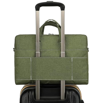 DACHEE Laptop Shoulder Bag for 15 Inch/15.6 Inch Macbook Pro - color: New Military Green