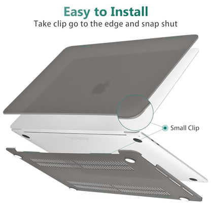 May Chen for MacBook Pro 16 Inch 2019 Release Model: A2141,Hard Shell Case Cover Screen Protector & Keyboard Cover for MacBook Pro 16 Retina with Touch ID & Touch Bar - Gray - color: Gray