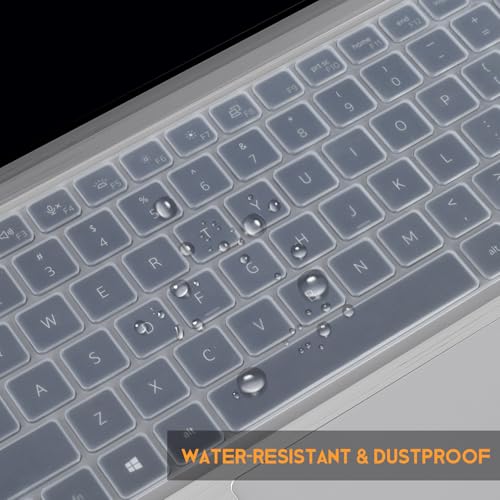Keyboard Cover for Dell Latitude 3440 3450 5420 5430 5440 5450 14", Latitude 7420 7430 7440 7450 14 /Latitude 9510 9520 7520 15.6/14" Latitude 9420 9430 Protector Skin, Clear - color: Clear