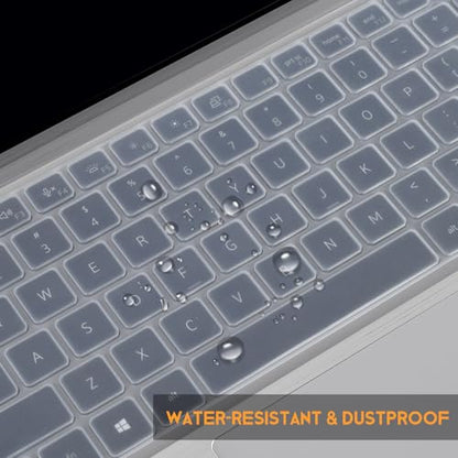Keyboard Cover for Dell Latitude 3440 3450 5420 5430 5440 5450 14", Latitude 7420 7430 7440 7450 14 /Latitude 9510 9520 7520 15.6/14" Latitude 9420 9430 Protector Skin, Clear - color: Clear