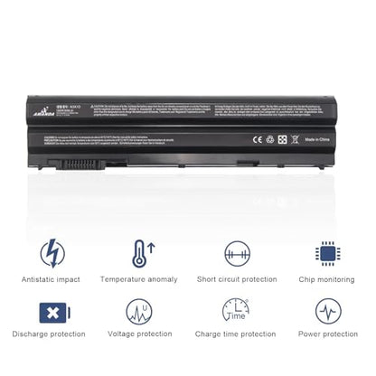 N3X1D T54FJ 8858X M5Y0X E6420 E6430 Laptop Battery for Dell 65Wh | for DELL Latitude E5420 E6540 E6440 E5530 E5430 E6520 T54F3 X57F1 0T54FJ KJ321 Precision M2800 Series 6cell Notebook 11.1V - size: 9.8*3.8*1inch N3X1D