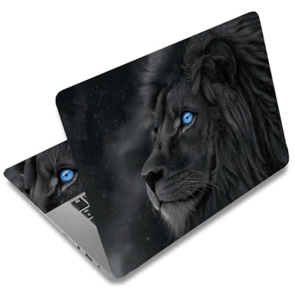 SUPERDANT Laptop Skin Sticker Lion Laptop Decals Personalized Universal Notebook Computer Wrap Vinyl Skin Stickers Cover Art Decal Removable 12-15.6 Inch Waterproof Scratch-Resistant Gifts - style: Lion