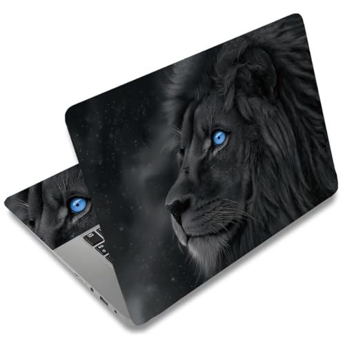 SUPERDANT Laptop Skin Sticker Lion Laptop Decals Personalized Universal Notebook Computer Wrap Vinyl Skin Stickers Cover Art Decal Removable 12-15.6 Inch Waterproof Scratch-Resistant Gifts - style: Lion