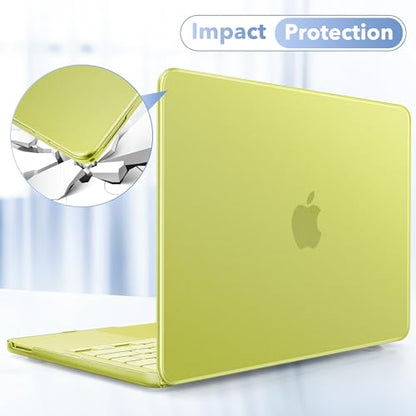 May Chen Compatible with MacBook Neo 13 inch Model A3404 2026 Release, Slim & Lightweigh Frosted Finish Protective Case with Keyboard Cover&Screen Protector, Froste Citrus - color: Froste Citrus