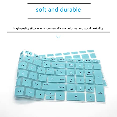 Keyboard Cover for HP Laptop 15-dy 15-db/da/dw 15-dy 15-dy2073dx 15-dy2034nr 15-dy0025tg 15-dy0027ds 15-dy2152wm 15-dy2005tg 15-dy2046n 15-dy2075tg 15-dy2073dx 15-dy2024nr 15-dy1036nr 15-dy1043dx - color: Hotblue