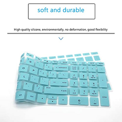Keyboard Cover for HP Laptop 15-dy 15-db/da/dw 15-dy 15-dy2073dx 15-dy2034nr 15-dy0025tg 15-dy0027ds 15-dy2152wm 15-dy2005tg 15-dy2046n 15-dy2075tg 15-dy2073dx 15-dy2024nr 15-dy1036nr 15-dy1043dx - color: Hotblue
