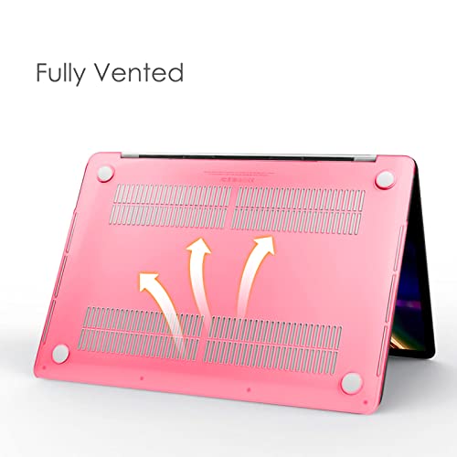 Fintie Hard Shell Case for MacBook Pro 13 Inch, Crystal Pink | A2338(M2 M1) A2251 A2289 A2159 A1989 A1706 A1708 (2016-2023) with/Without Touch Bar, Snap-On Cover, Lightweight - color: Crystal Pink, size: Pro 13 Inch