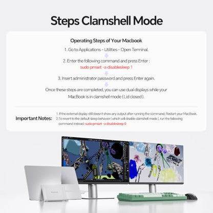 USB C Docking Station Dual Monitor for MacBook Pro/Air, 11-in-1 MacBook Docking Station with Stand, 2X 4K@60Hz HDMI, 100W PD, Ethernet, SD/TF, 10Gbps USB A/C for M5/M4/M3 Pro/Max - Silver - color: Silver