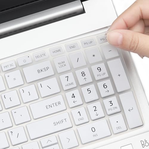 Keyboard Cover for 2026-2024 HP Laptop 15-fc 15-fd 15.6" Series 15z-fc000 15t-fd000 15-fd0123dx 15-fd0127dx 15-fc0245dx 15-fc0025dx 15-fd0023dx 15-fd0005dx 15t-fd100 fd0083wm 15-fc0093dx-White - color: White