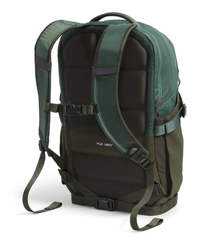 The North Face Recon Everyday Laptop Backpack, Duck Grn/New Taupe Grn, OSFA | Daypack, Water Repellent, Laptop Sleeve, 2 Water Bottle Pockets - color: Duck Green/New Taupe Green, size: One Size