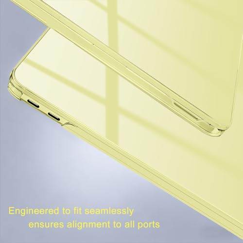 MOSISO Compatible with MacBook Neo Case 13 inch 2026 A3404 A18 Pro Chip | Ultra-thin Protective Crystal Hard Shell Case&Keyboard Cover&Screen Protector, Citrus - color: Citrus