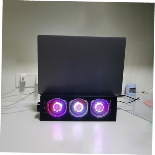 Level RGB Led Laptop Stand Desk Cooling Pad for Gaming Detachable Notebook Cooler Magnetic Fans