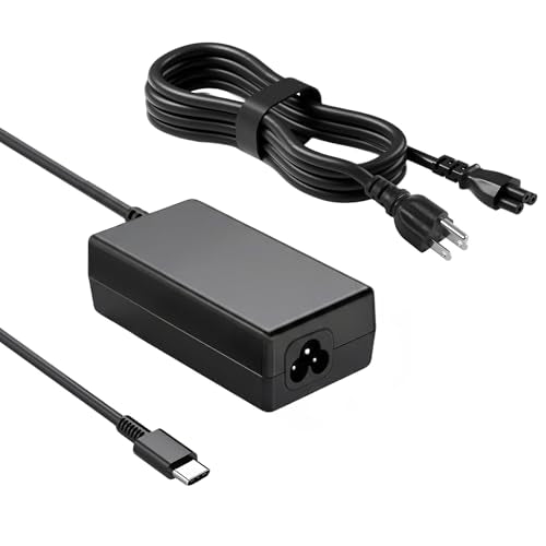 65W 45W USB C Laptop Charger Compatible with HP Chromebook 11 13 14 14A G6 G7 G8 EE Elite Specter X360 and More, Type C Power Adapter with 11ft Extra Long Fast Charging Cord