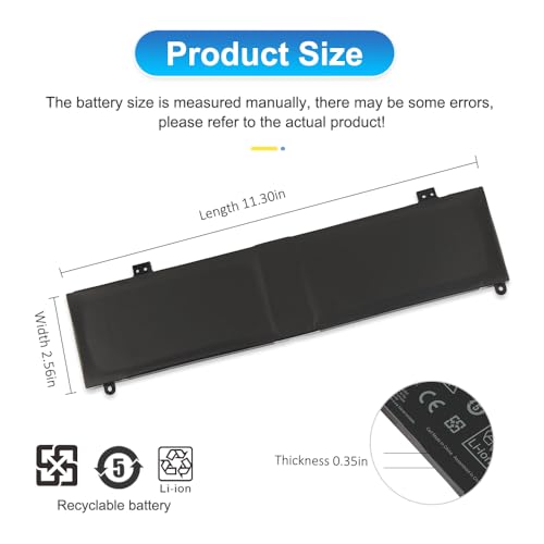 C41N2013 C41N2013-1 Battery Replacement for ASUS ROG Strix G15 G513 G513IM G17 G713 G713IM G713QM Scar 15 G533 G533QM G533QR 17 G733 G733ZM Zephyrus G15 GA503 S17 GX703 M16 GU603 GU603HE