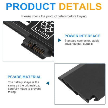 Fancy Buying 0C52861 0C52862 Battery for Lenovo Thinkpad L450 L460 L470 T440 T440s T450 T450s T460 T460P T470P T550 T560 K2450 S440 S540 P50S W550 W550S X240 X250 X260 X270 Series 45N1128 45N1734 - size: 8.11*2.52*0.35inch