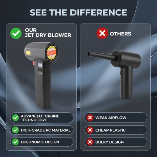 Compressed Air Duster, 4000mAh Rechargeable Cordless Electric Air Blower with LED Light for Keyboard Computer Pet Hair Crumb, Replaces Compressed Air Can