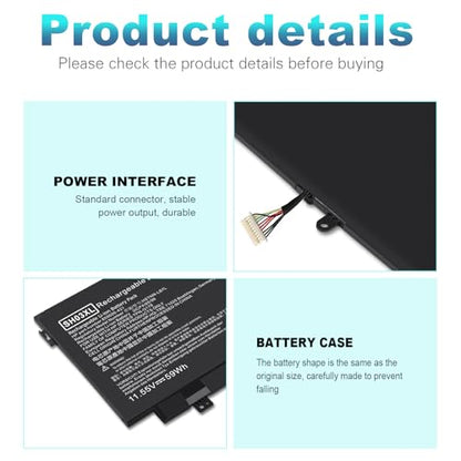 SH03XL Laptop Battery for HP Spectre X360 13-W023DX 13-AC001NA 13-AC013DX 13-AC033DX 13-AC037TU 13-AC052NA 13-W013DX 13-W031NG 13-W002NG 13-W003NG Series HSTNN-LB7L TPN-Q178 859026-421 901308-421 - size: 10.43*4.33*0.15inch SH03XL