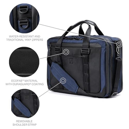 Travelpro Altitude Full Expansion Brief, Business Bag, 16 Inch Laptop, Work, Travel, Water Resistant, Men and - color: Aviator Navy