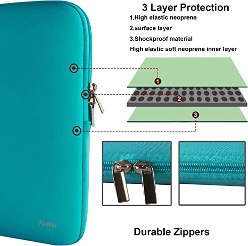 13 Inch Laptop Case,Resistant Neoprene Laptop Sleeve/Notebook Computer Pocket Case/Tablet Briefcase Carrying Bag Compatible with MacBook Pro,MacBook Air,Notebook Computer, (Blue) - color: Blue, size: 13.3 inch