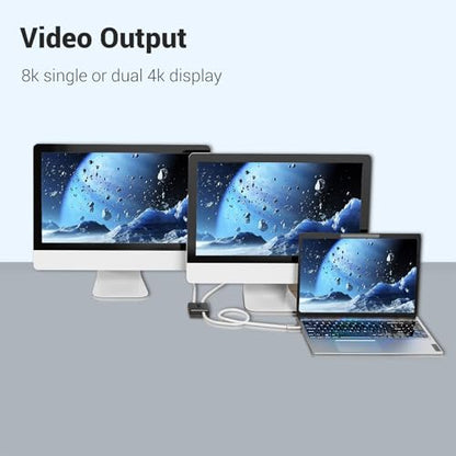 USB4 Cable 6 inch(20cm), 240W Short USB C to USB C, 2 Packs | Fast Charging, 8K UHD Monitor Display Dual 4K Video, 40gbps Data Transfer, White, Compatible for iPhone 15/15Plus/15Pro/Max - size: 6 inch