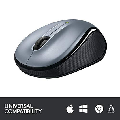Logitech Wireless Mouse M325 with Designed-For-Web Scrolling - Light Silver - color: Light Silver
