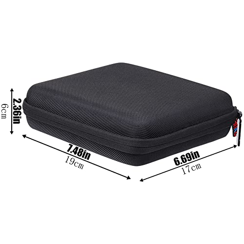 khanka Hard Case for Baseus 100W USB C Laptop Charger 20000mAh Power Bank | EVA Hard Shell, Accessory Storage Pocket, Travel-Ready Portable Storage, Impact Resistant Protection, Protective Case Only