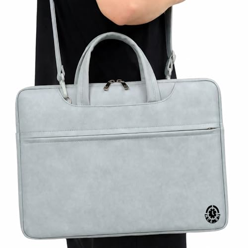 Blue Multifunctional Laptop Messenger Bag 13-14 Inch ONLY MacBook Air Pro M1/2/3 HP Envy x360 Spectre Lenovo IdeaPad ThinkPad ASUS ZenBook VivoBook Surface Laptop 3 4 5 Business College Travel - color: Blue, size: Small-Med 13-14 Inches