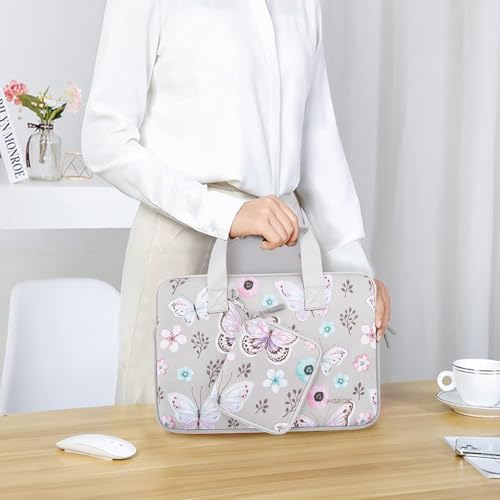 Hseok Laptop Sleeve 14 inch Case with Small Case, Compatible with MacBook Neo 14, MacBook Pro 14 M5/M4/M3/M2/M1, XPS 14 and Most 14 inch Notebooks, Neoprene Computer Handbag,B01F01 - color: B01f01, size: 14"