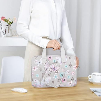Hseok Laptop Sleeve 14 inch Case with Small Case, Compatible with MacBook Neo 14, MacBook Pro 14 M5/M4/M3/M2/M1, XPS 14 and Most 14 inch Notebooks, Neoprene Computer Handbag,B01F01 - color: B01f01, size: 14"