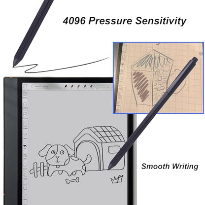 828TT Stylus Pen for BOOX Pen 2/Pen 3 with Eraser for BOOX Compatible with Tablet Tab Ultra C Pro ePaper/Tablet Tab Mini C ePaper/Tablet Note Air 3 C E lnk Tablet/Tablet Go 10.3 ePaper