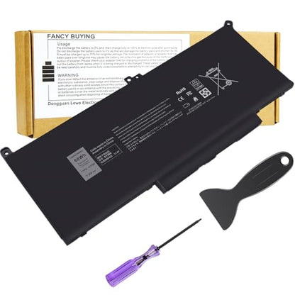 Fancy Buying Laptop Battery for Dell Latitude 7280 7290 7480 7490 7380 7390 F3YGT DM3WC 0DM3WC 2X39G 0F3YGT DM6WC - size: 9.83*4.12*0.25inch