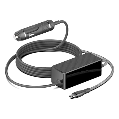 140W 100W 96W 90W 87W 67W 65W USB-C Laptop Car Charger PD3.1 12V-24V DC Adapter For MacBook Air/Pro,Dell XPS/Latitude/Precision,Lenovo Yoga/Thinkpad/ThinkBook,HP,MSI,Asus Laptop & All USB C Device