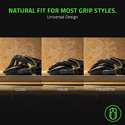 Razer Orochi V2 Wireless Gaming Mouse, 950 Hr Battery, Black | 60g Lightweight & Portable, Bluetooth & 2.4Ghz Wireless Connectivity, 18K DPI, AA or AAA Battery, Compatible with PC & Mac - color: Classic Black