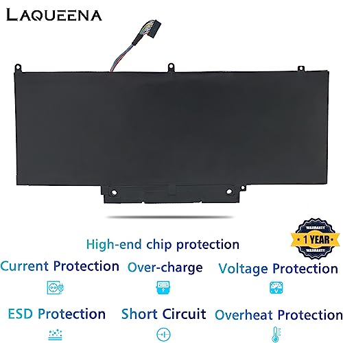 DGGGT Laptop Battery Compatible with Dell XPS 11 XPS11D-1308T XPS11D-1508T XPS11R-1508T Series GF5CV 7.4V 40Wh 4-Cell - style: DGGGT