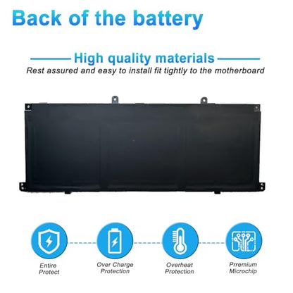 59.16Wh GD03XL N66215-005 Laptop Battery Replacement for HP Envy x360 14 2-in-1 14-fa0000 14-fc0000 14-fc0078TU OmniBook X 14-fe0000 EliteBook Ultra G1q Series GD03059XL N66000-1E1 N66000-2C1 - size: 7.28*3.62*0.25inch GD03XL