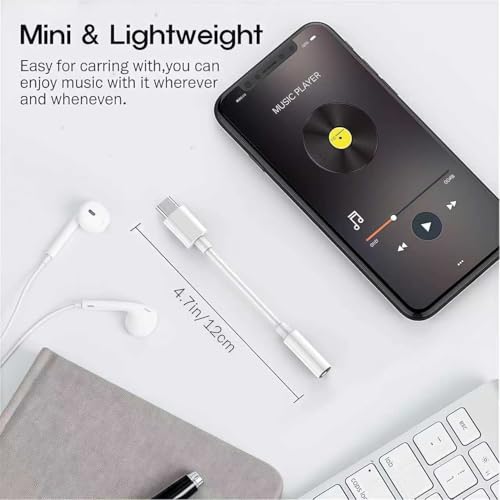 10 Pack Usbc to 3.5mm Jack Audio Adapter,The Headphone Adapter to USB C Compatible with iPhone 17/16/15 Series,Samsung Galaxy S25,S24,S23 Ultra,Note 20,iPad Pro,MacBook,Pixel XL and More - size: 10 Pack usb c to 3.5mm audio adapter